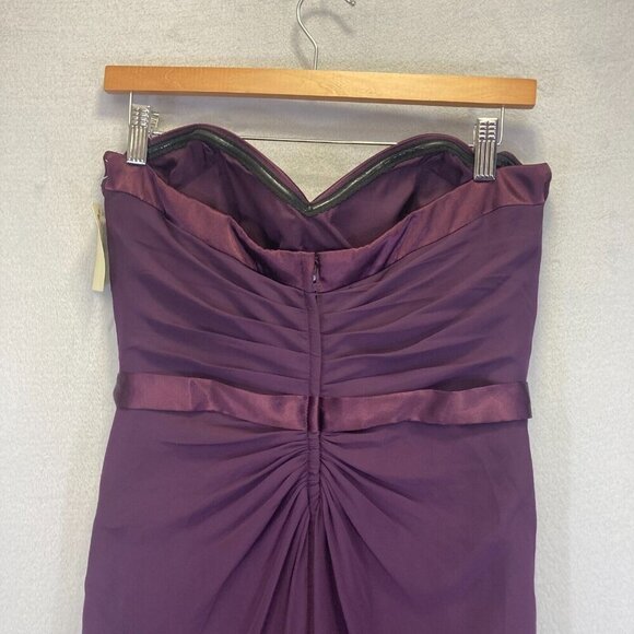 NEW Bari Jay Ballgown Formal Dress Sz 10 Formal Bridesmaid Prom Gown Purple NWT - Picture 14 of 16